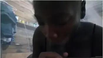 Ghetto Ebony Hoodrat College Hoe Sucking Big Dick For Her Tuition Fees - Ashaichious