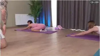 Sports Bra, Mr Murkovski And Kwini Kim In Two Satisfied Clients At Fitness. Sex Trainer