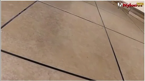 Ebony Secretary Squirts On Your Desk Wearing Stockings