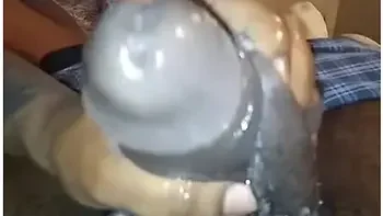 Moisturized Handjob Feels Much Better When Ebony Does It!!!!! #big&black