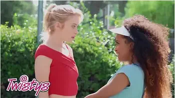 Petite Lesbians Demi Sutra & Chloe Cherry Get Flexible