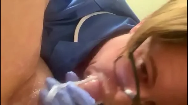 Nurse wife gags deepthroating patients cock (Part2)