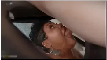 Simone Richards Masseur Sneaks A Glory Hole Pussy Snack In Hd