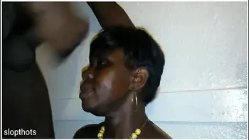 This African Slut Exchanging Her Throat