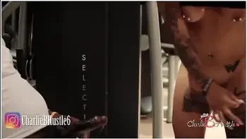 Charliebhustle Fucked The Maintenance Man In The Gym