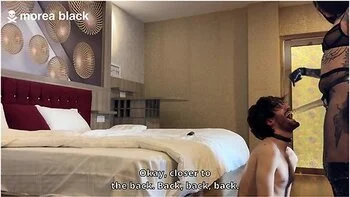 Morea Black Plays With Her Slave Ass, He Gets Pegged