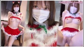 E-cup Beautiful Girl Does Santa Cosplay And Has Cleaning Blowjob And Creampie Sex