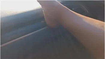 Playing With My On The Highway After A Tour Event On The Grass In The Us