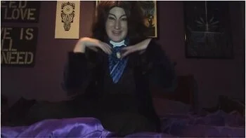 Ladyraegun Riding Her Broomstick As Agatha From Wandavision. Vibrator/dildo Play, Marvel Cosplay