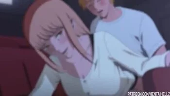 Public Cinema Sex Excites Makima Hentai Anime Fuck
