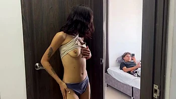 My Stepmom BritannySexxx Surprises Me In Room - Anal & Squirting Fuck With Big Tits Teen