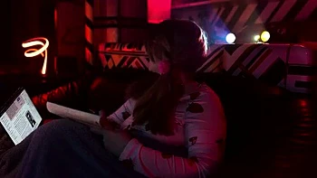 Step Sister Shawna Panofka Gives Kinky Handjob and Dirty Story to Step Brother