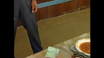 Restaurant Sex with Jenna Red and Big Cock Chris Charming - Anal, Blowjob, Cum in Mouth