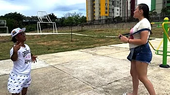 Horny Dwarf Rides Tree and Fucks Me Hard in Apartment - Chiky & Julianaburning HD Nude 4K