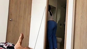 Thick Latina Maid Big Natural Tits Homemade POV