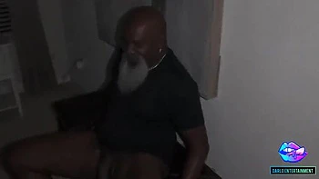 Flight Attendant Fiona Sucks Big Black Cock - Mature MILF Blowjob Compilation