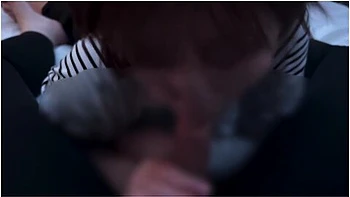 Glasses Girl Gets Caught By The Smell Of Dick And Sucks Up A Lot Of Sperm