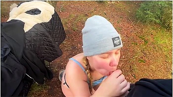 Maja Meer In Horny Couple Fuck Outdoors During Hike