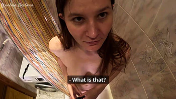 Husband Shaves My Pussy Then Fucks Me Hard - Homemade Russian Couple Blowjob