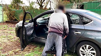 Public Car Fucking With A Cheating Hijab Wife Risky Outdoor Sex With Loud Moans And Hard Pounding