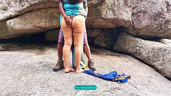 Indian Couple Romance In Outdoor - Saree Sex - Saree Lifted Up And Ass Spanked