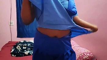 Step Sister Shraddha Pandey Magic Trick Blowjob in School Uniform - Desi Indian Sex