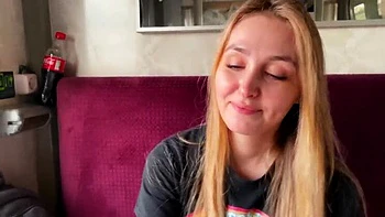 Blonde MILF Alina Rai Public Train Sex - Married Bride Fucks Fellow Traveler - Big Ass Blowjob & Pussy Eating in 4K