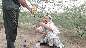 Jija Takes Sali Deep in Jungle Sex - First Time Anal with Indian Bhabhi