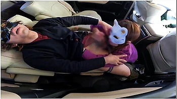 Two People Who Refuse To Go Out With Each Other And Have Affair Car Sex