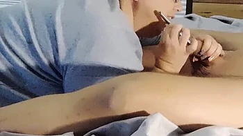 BBW MILF Ramblin Rows Gives Funny Blowjob in Homemade 4K