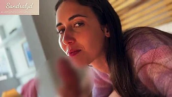 Amateur Spanish Teen Sandralydx Stunning Blowjob Cum in Mouth POV