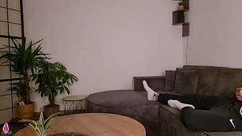 Step Mom Catches Son Jerking Off and Helps Him Fuck Her Big Round Ass Doggy Style