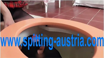 Toilet Slave Spitting