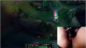 The Vibrator Causes My Whole Body To Shake League Of Legends #3 Luna With Gamer Girl
