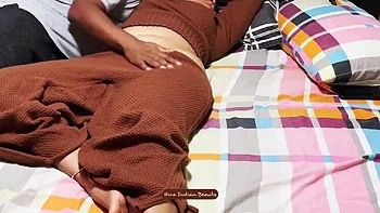 Desi Aunty Cheats on Husband with Ex - Tight Pussy Fingering & Big Boobs Pressing