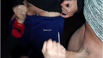 Amateur Dogging Italy - Slutty Wife Sucks Cocks On The Street In Front Of Her Cuckold Husband