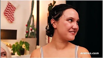 Three Sexy Girls Have Kinky Fun With Toys During Christmas Secret Santa