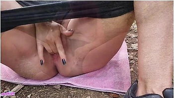 I Make Myself Cum In The Forest With Vic Alouqua