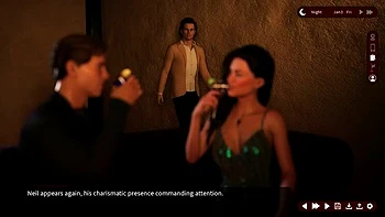 John Denvers Office Boss Cuckold - Wife Sarah Ass Grabbed and Kissed at Party