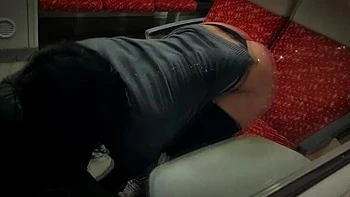 Amateur Brunette First Time Public Fuck on Train with Stranger - DedeDeville Squirting Orgasm