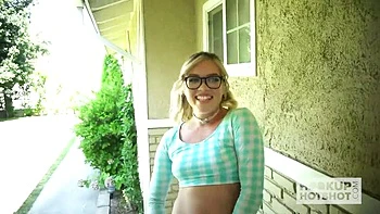 Katie Kush Gets Hardcore Face Fuck from Zac Wild - Petite Blonde Slut in Rough Sex