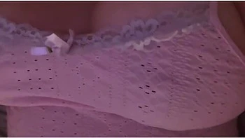 Chubby Asian Playing With Her Bouncy Boobs