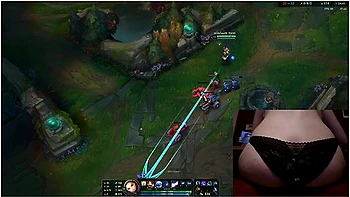 Vibrating Buttplug Fail And Feeding League Of Legends #10 Luna