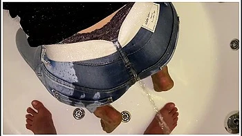 Blowjob And Cum On My Ass Then Clean By He Pee On My Ass In Jeans Full Video On