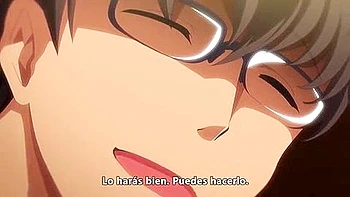 The older men make her give them handjobs and blowjobs, then penetrate her in both holes at the same time and cum inside her.