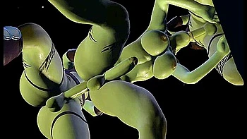 Car Toon In Standing Fuck With 3 Futanari Ork Dickgirls