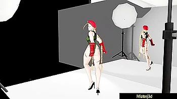 Cammy In Her First Nude Modelling Session With 3d Animated