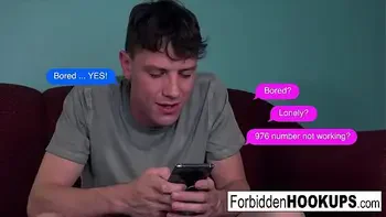 Busty babe gets banged by her step-brother