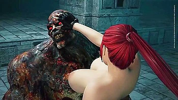 Giant Stone Golem Hard Fucks Brunette With Big Tits In A Dungeon