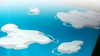 A huge mechanical penis is thrust in and out violently and creampie is made.